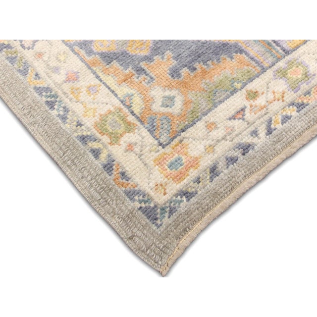 Traditional 1960s Turkish Oushak Runn For Sale - Image 3 of 5