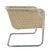 - 24.5"h, 25.75"w, 25.5"d, 13" seat heigh - Chrome, plastic rattan - Sold as a pair - Condition: Good