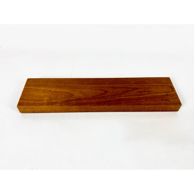 Brown Mid-Century Modern Teak Candleholder by Esko Saarinen, 1960s For Sale - Image 8 of 11