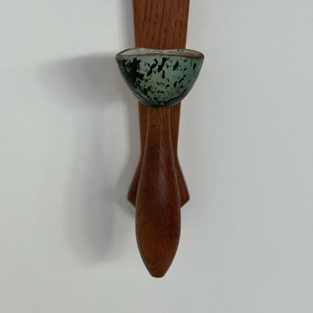 Mid-Century Oak Wall Lights, Set of 2 For Sale - Image 6 of 14