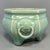 Beautiful Chinese Longquan celadon hexagonal censer, traditional incense burner with beast head ring handles and tripod...