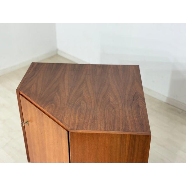 Wood Mid-Century Corner Cabinet, 1960s For Sale - Image 7 of 11