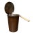 Victorian Gentleman's Traveling Copper Drinking Cup and Spirit Stove Set For Sale