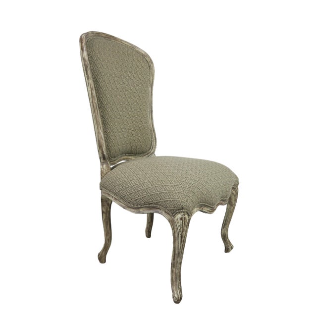 Four Louis XV Style Neoclassical Upholstered Dining Chairs For Sale In New York - Image 6 of 11