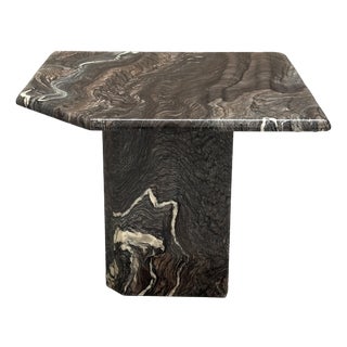 Mid-Century Modern Cipollino Marble Side Table For Sale