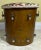 American Vintage Suzani Upholstered Drum Wood Stool For Sale - Image 3 of 13
