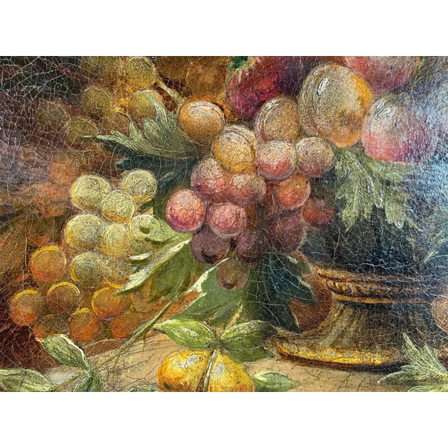 Baroque 17th Century Italian Still Life Oil Painting, Framed For Sale - Image 3 of 13