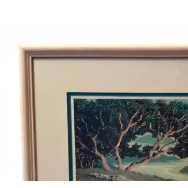 1990s 1990s “Anchored in Stone” Lt. Ed. Serigraph by Nw Artist Nancy Spaulding For Sale - Image 5 of 6