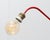 1950s Vintage Red Tripod Floor Lamp, 1950s For Sale - Image 5 of 10