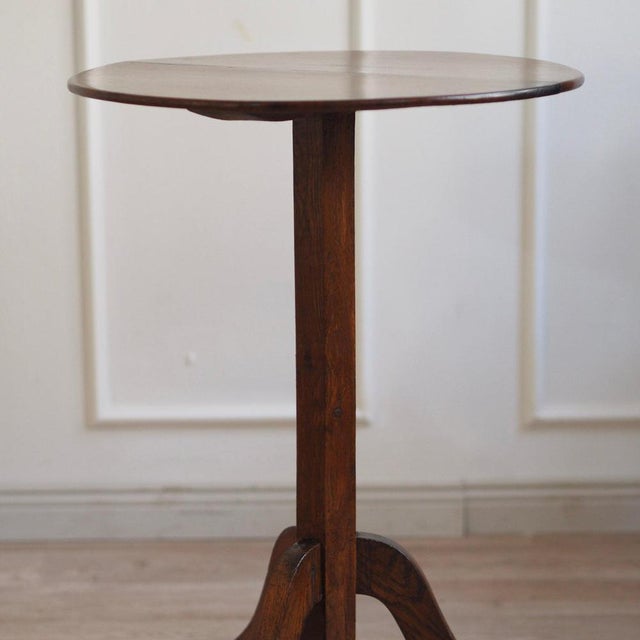 Antique Pedestal Side Table with Curved Legs, 1900s For Sale - Image 12 of 13