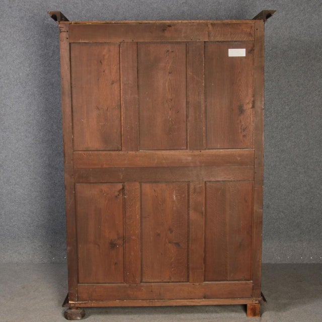 Antique Baroque Cabinet in Walnut, 1880 For Sale - Image 6 of 18