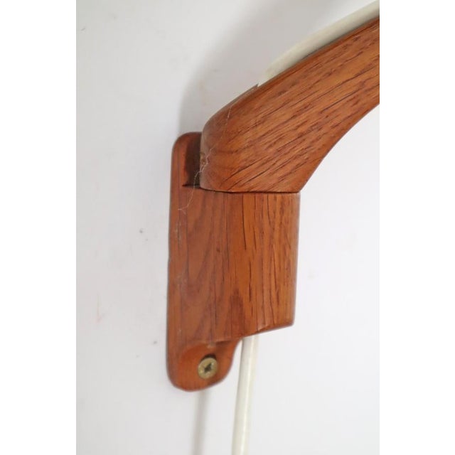 Wood Adjustable Wall Lamp by Uno and Östen Kristianson, Sweden, 1970s For Sale - Image 7 of 17
