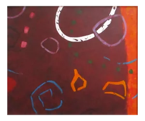 Phillip Alder Lilac Fragments: Contemporary Abstract Oil Painting 2018