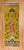 Mid-20th century Chinese runner with an emperor on a mustard color ground. This piece looks to be a fragment from a larger...