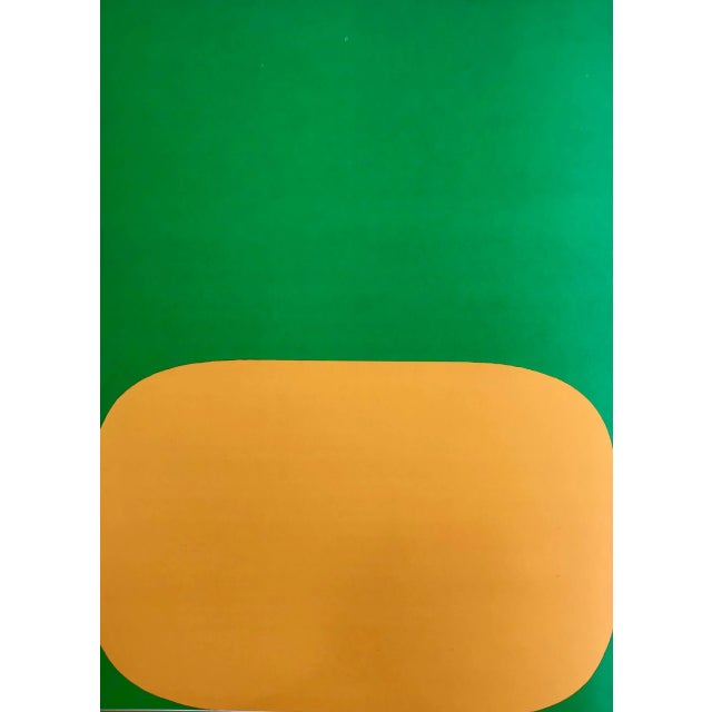 1964 Ellsworth Kelly Original Lithograph Derriere Le Miroir Dm04149 For Sale