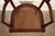 Brown Michael Taylor for Baker Furniture Klismos Cherry Wood and Cane Armchair, Newly Refinished For Sale - Image 8 of 15