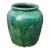 Vintage Chinese Green Glazed Ceramic Soy Sauce Jar For Sale