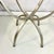 Platinum Late 20th C. Contemporary Modern Aluminum Barstool-Height Dining Table For Sale - Image 8 of 14
