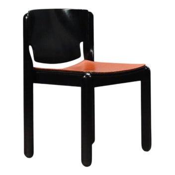 Vintage Italian 122 Chairs by Vico Magistretti for Cassina, 1960s For Sale