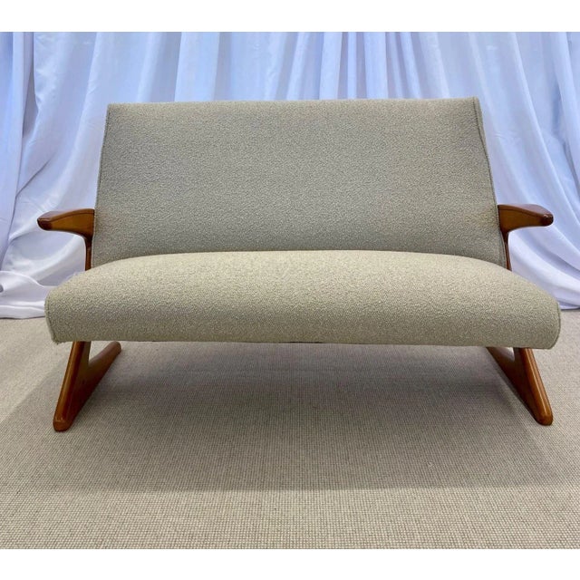 Mid-Century Modern Mid-Century Modern Z Sofa / Settee by Bengt Ruda, Boucle, Swedish, 1960's For Sale - Image 3 of 13