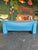 Postmodern Vintage Postmodern Italian Nicoletti Attrb Blue Leather Sofa For Sale - Image 3 of 12