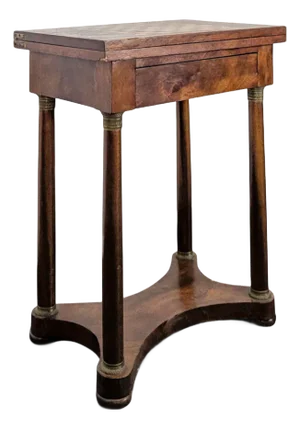 Empire Style Game Table in Mahogany