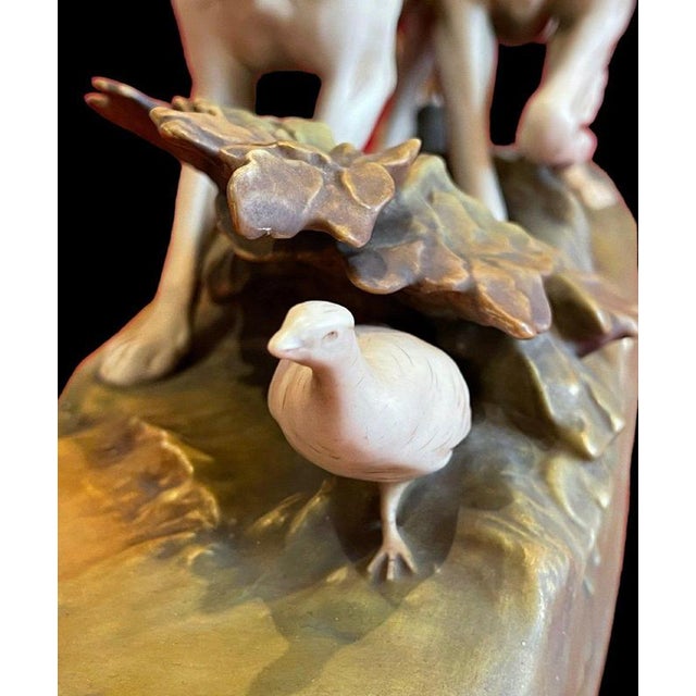 Setter & Pointer Pheasant Hunting from Royal Dux For Sale - Image 6 of 11