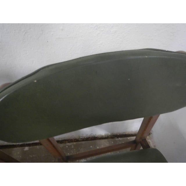 Beech and Imitation Leather Chairs, 1950, Set of 6 For Sale - Image 10 of 13