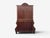 Dutch Baroque Style, Large Bombe Bookcase, Burr Walnut, Glass, England, 1940s For Sale - Image 15 of 15