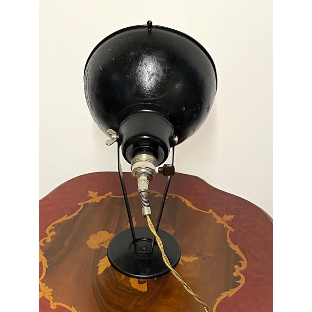 Antique Bauhaus Table Lamp from Zeiss Ikon, 1930s, in Very Good conditions. Designed 1920 to 1949 This piece has an...