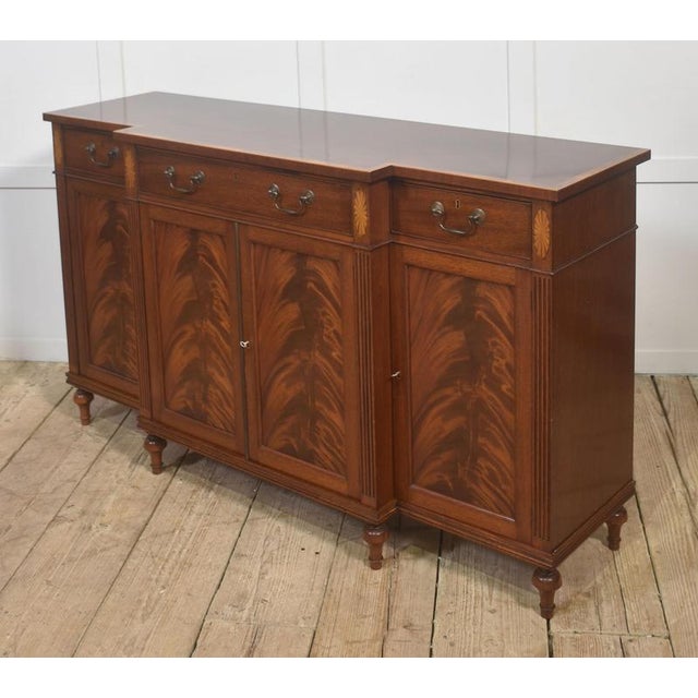 George III Style Sideboard in Mahogany, 1920s For Sale - Image 10 of 16