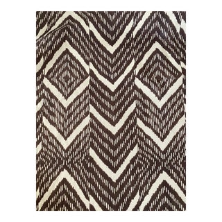 Ralph Lauren Rimba Ikat Linen Blend Fabric 6 1/2 Yards For Sale