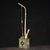 Asian Brass Water Pipe With Cloisonné Enamel Base & Chain For Sale - Image 3 of 9