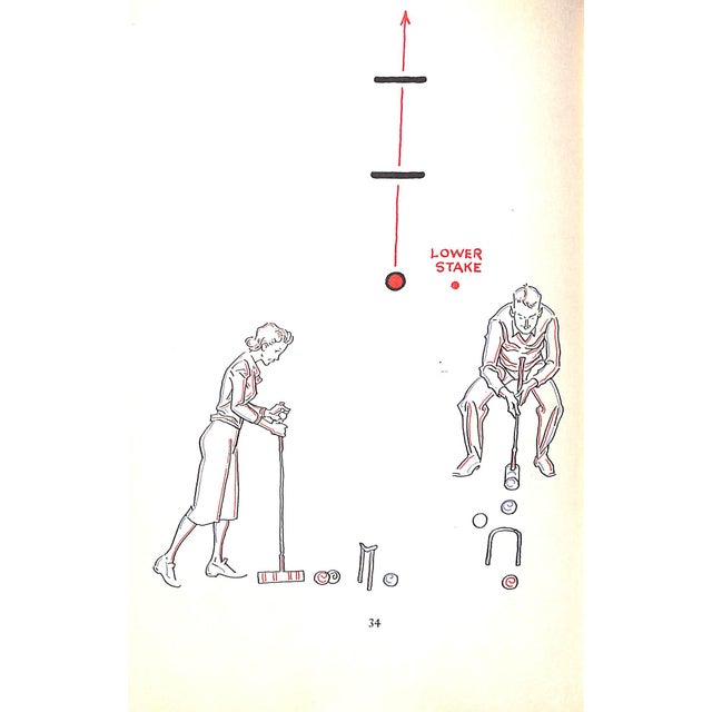 "Croquet Rules and Strategy for Home Play" Book 1957 Brown, Paul For Sale - Image 10 of 12