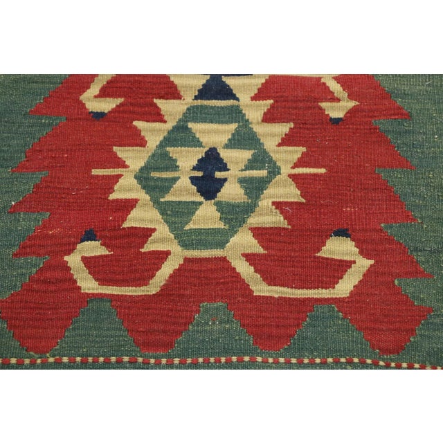 Vintage Persian Shiraz Kilim Rug - 02'00 X 02'09 For Sale - Image 4 of 9