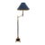 1980s English Traditional Frederick Cooper Charlotte II Brass Swing Arm Floor Lamp For Sale
