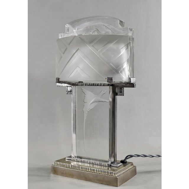 1920s French Art Deco Lamp by Muller Freres - France For Sale - Image 6 of 18