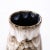 White Mid-Century Modernist White and Earth Toned Ceramic Vase with Spiral Motif For Sale - Image 8 of 12