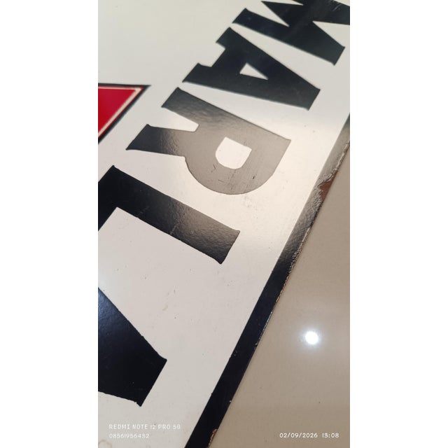 Vintage Marland Gasoline Metal Sign Advertising 2026 Reproduction 1.3mm Heavy Steel For Sale - Image 14 of 18
