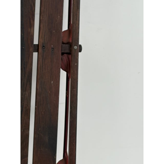 Vintage Gladding American Flyer Wooden Sled For Sale In Orlando - Image 6 of 10