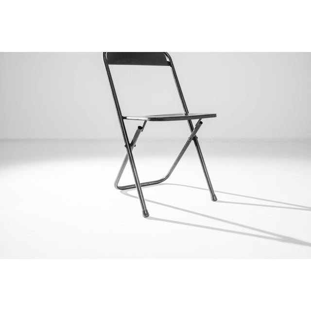 1950s French Metal Accent Chair For Sale - Image 4 of 5