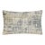 Scalamandre 14" x 22" Travertine Grotto Lumbar Pillow in Silverpoint For Sale