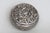 Traditional Small Sterling Silver Round Pill Snuff Trinket Lidded Box Embossed Florals 5092b For Sale - Image 3 of 16