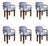 James Dining Chairs by Wood Tailors Club, Set of 6 For Sale