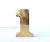 Mid-Century Modern Vintage Brass #1 Paperweight For Sale - Image 3 of 9