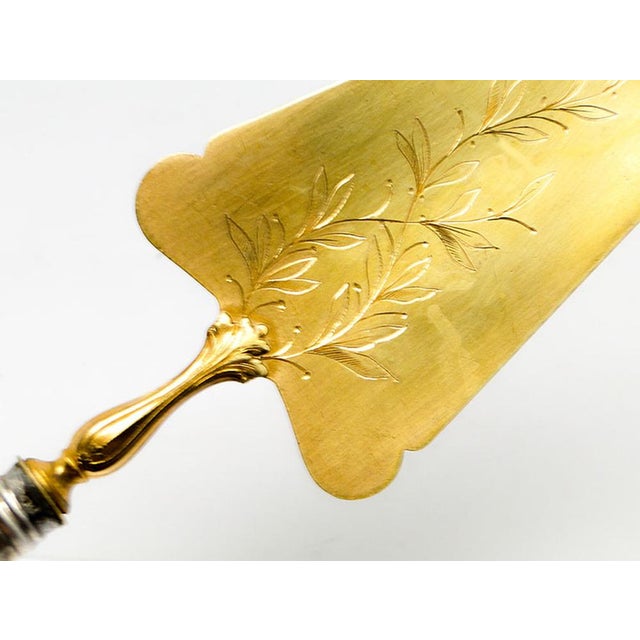 Silver Cake Shoulder, Poland, 1880s For Sale - Image 5 of 7