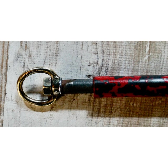 Victorian Decorative Iron Hanging Hook For Sale - Image 9 of 18