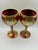 Enameled Murano Glass Wineglasses For Sale - Image 4 of 6