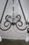 Black Six-Light Rock Crystal Wrought Iron Chandelier For Sale - Image 8 of 12