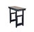 1970s Vintage Dark Brown Wood Ming Style Ru Yi Apron Console Altar Table For Sale - Image 5 of 13